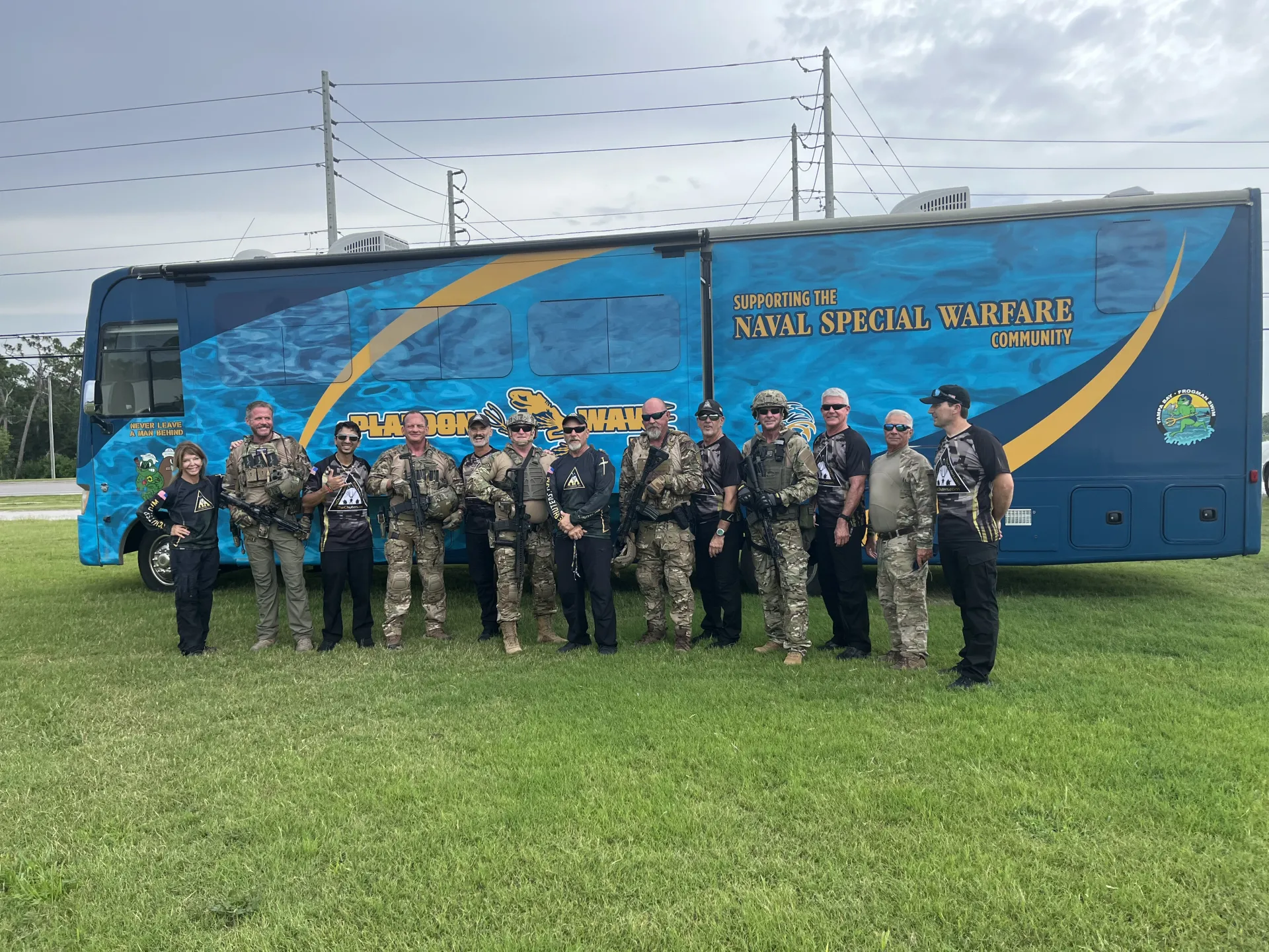 Elite combat veterans and Gold Star families supported by Platoon Wave in Tampa